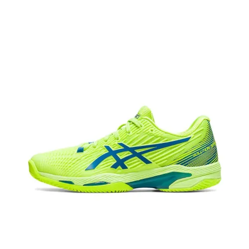 Asics Solution Speed FF 2 Clay Low Top Теннисные Кроссовки Женские Зеленый Синий