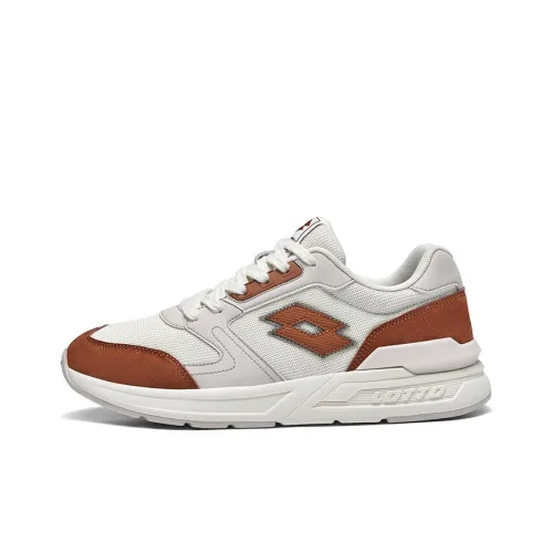LOTTO Casual Low Top Ecru/Tan Men's