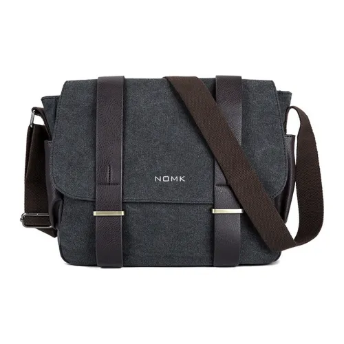 NOMK Canvas Bag Cycling Bag Messenger Bag Backpack Shoulder Bag Regular Unisex Gray Khaki Black NOMK Холщовая сумка Велосипедная сумка Сумка-доставка Рюкзак Сумка через плечо Стандартная унисекс Серый Хаки Черный