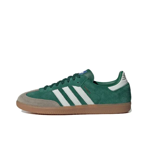 Adidas Originals Samba Износостойкий и Легкий Низкий Топ Кроссовки для скейтбординга Унисекс Зеленый