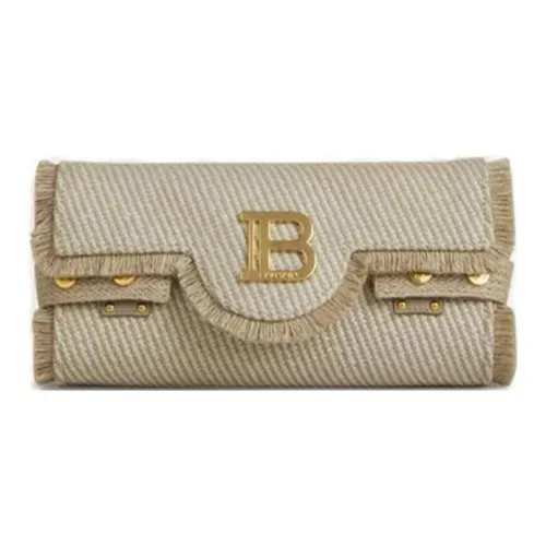 BALMAIN Хлопок вискоза смесь одно плечо через плечо клатч стандартный женский бежевый