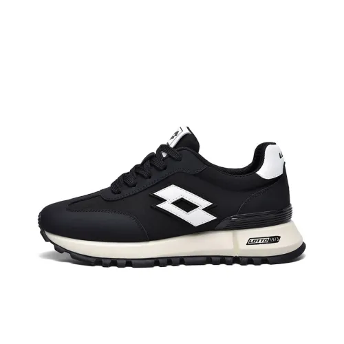 LOTTO Тигр Race Low Топ Спортивная Повседневная Обувь Женская Черная