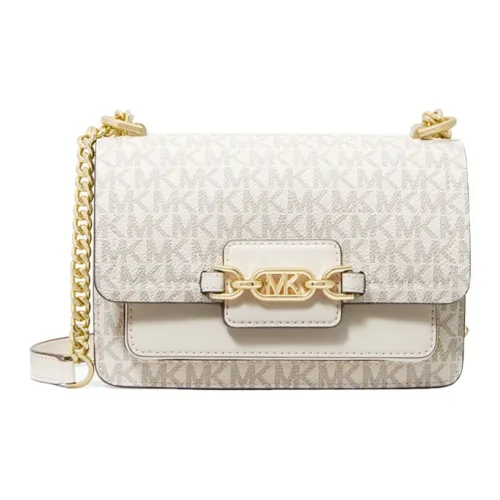 MICHAEL KORS Heather Artificial Leather Clutch Bag Shoulder Bag Women's White