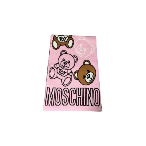 MOSCHINO Вязаные шарфы Розовый Женский