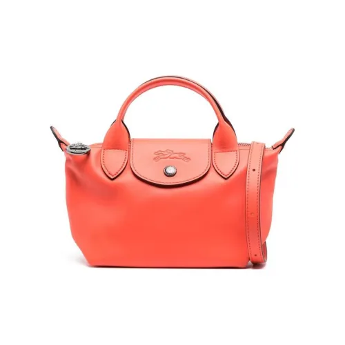 LONGCHAMP Коровья кожа Одно плечо Сумка Мини Женская Апельсин