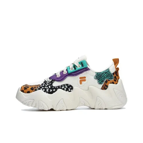 FILA FUSION STARFISH CANVAS Низкий Топ Casual Женский Белый Фиолетовый