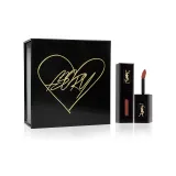 Черная Жидкая Помада Tube N°441 Красная Глазурь + Черная Золотая Коробка