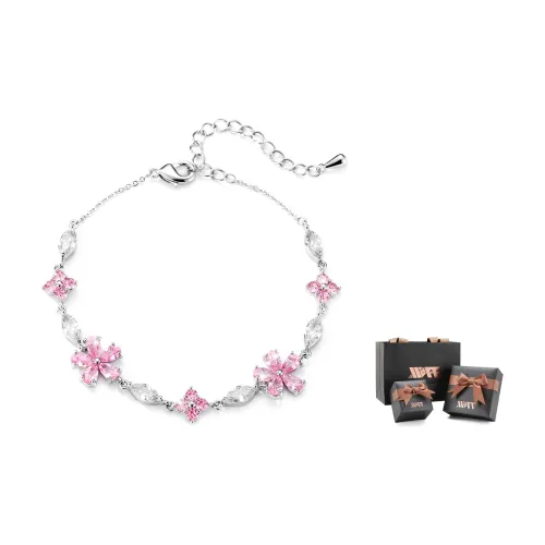 XXOFF Медный сплав Браслеты Женские Розовый Белый