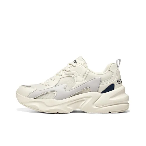 Skechers BOBS BAMINA 2 Wave White Low Top Casual Men's Ivory White