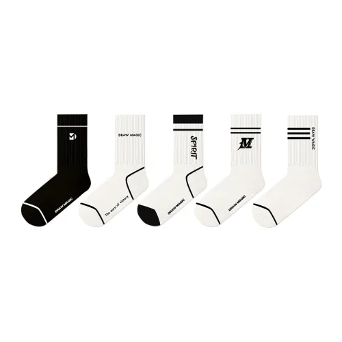 Duanmei Носки Crew Унисекс упаковка из 5 пар