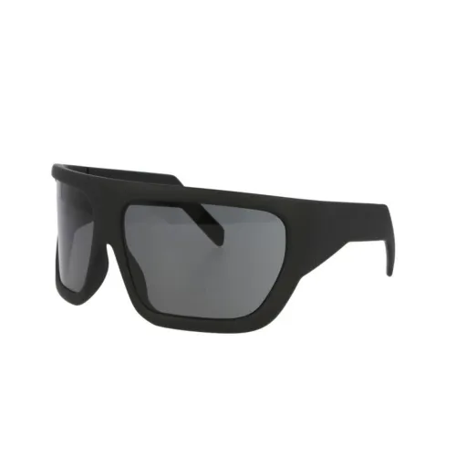 RICK OWENS совместный бренд RO Пластиковая оправа Aviator Солнцезащитные очки Унисекс Черный