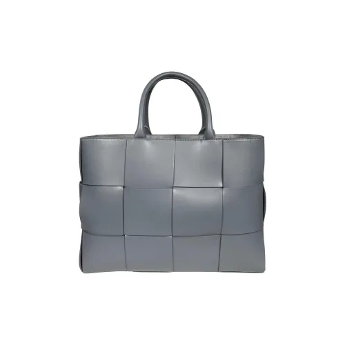 Bottega Veneta Arco Коровья кожа Тоут Сумка Сумка для покупок Сумка среднего размера Мужская Грозовая серый