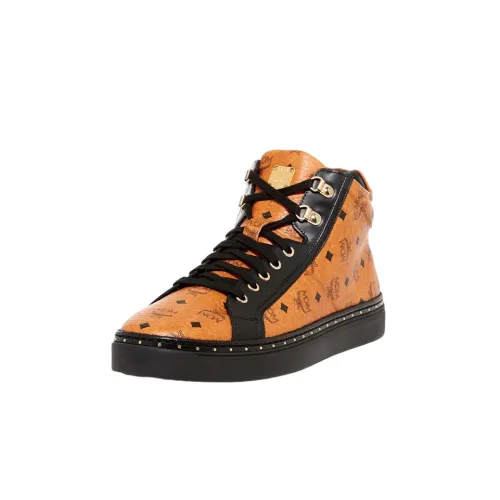 MCM Высокий Топ Стильный Скейтбординг Унисекс Оранжевый