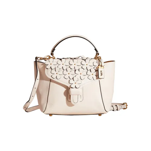 COACH Courier Кожа Курьерская сумка Через плечо Сумка Средний Women's White