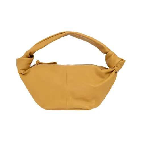Bottega Veneta Коровья кожа Одно плечо Сумка Мини Женская Желтая