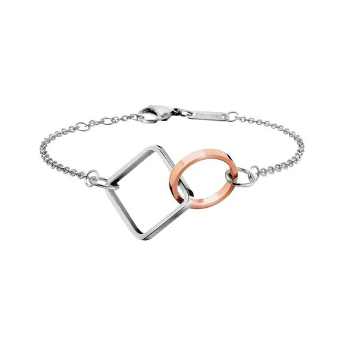 Calvin Klein Браслеты из титановой стали, серебряные, унисекс