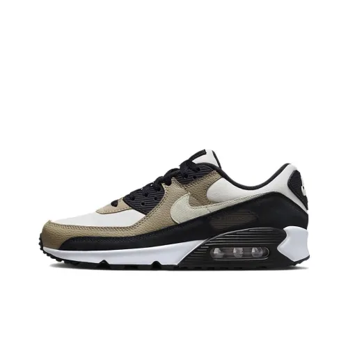 Nike Air Max 90 Low Топ Повседневная обувь Мужская Серый Черный