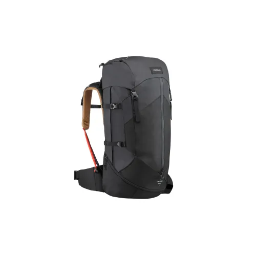 DECATHLON 50L Туристические сумки Полиэстер с Полиуретаном Черный Угольный Серый Мужской
