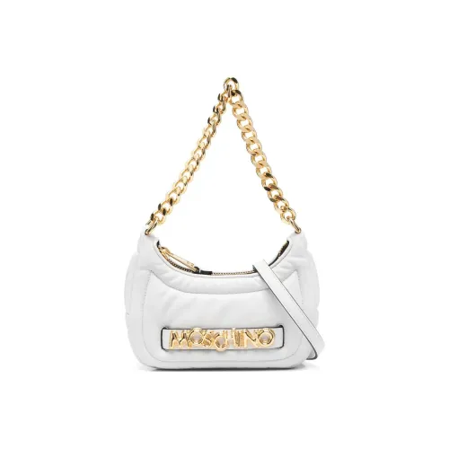 MOSCHINO Овчина Портативный Сумка через плечо Сумка на плечо Женская Белая