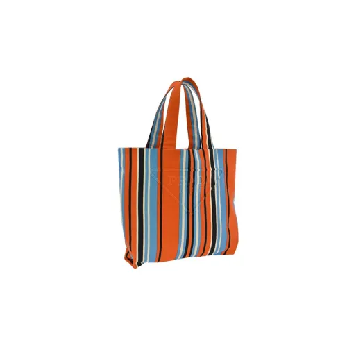 PRADA Нейлон Тоут Сумка Сумка для покупок Сумка Сумка через плечо Унисекс Оранжевый и Синий