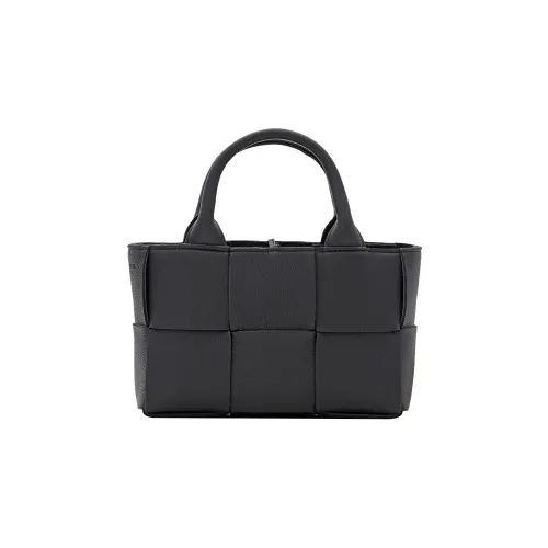 Bottega Veneta Arco Коровья кожа Тоут Сумка Сумка для покупок Сумка через плечо Сумка Экстра мини Женская Черная