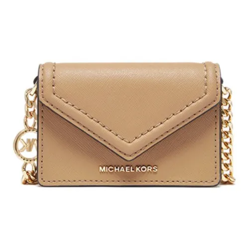 MICHAEL KORS Jet Set Сумка из коровьей кожи Коровья кожа Конверт Квадратная сумка Сумка через плечо Маленькая Женская CAMEL