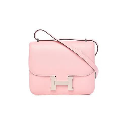 HERMES Constance Козья кожа Сумка через плечо Мини Женская 3Q Розовый SAKURA Розовый цветок вишни