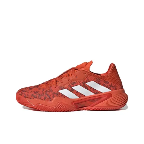 Adidas Barricade Теннис Дышащий Поддержка Низкий Топ Теннисные Кроссовки Мужские Красные
