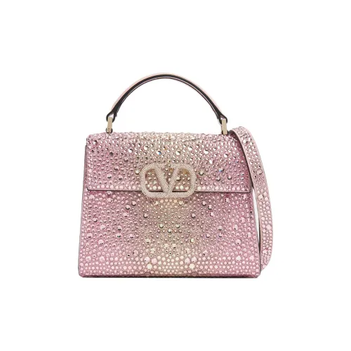 Valentino VSLING Rhinestone Сумка через плечо Сумка Mini Женская Розовая