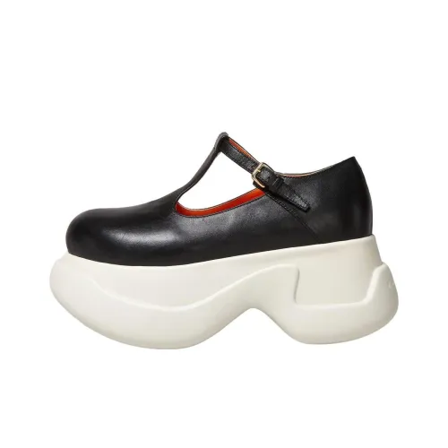 MARNI MID Топ Платформа Обувь Женская Черная