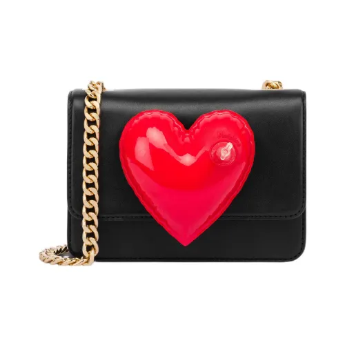 MOSCHINO Сумка через плечо из коровьей кожи женская черная