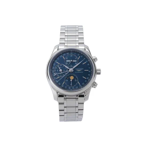 Longines Автоматический Механический Механизм Мужские Часы Часы 40 мм Синий Циферблат Корпус из Нержавеющей Стали