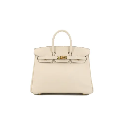 HERMES Birkin Jonathan Кожа Сумка Birkin Сумка Женская 10 Craie Milkshake Белый