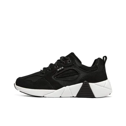 Skechers A Line Низкий Топ Casual Женский Черный Белый