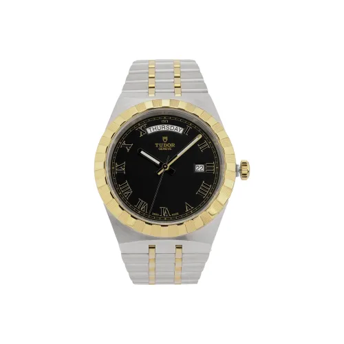 TUDOR Автоматический Механический Механизм Мужские Часы Royal Collection 41 мм Черные