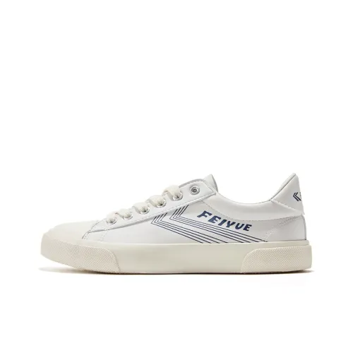Feiyue Скейтборд Кроссовки Низкие Бежево-Синие Унисекс