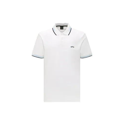Hugo Boss Белая Мужская Поло