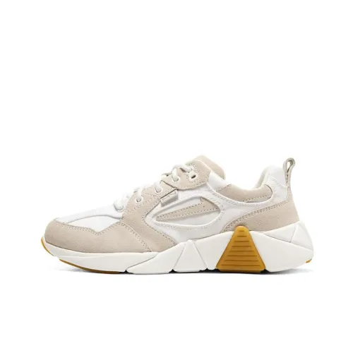 Skechers MARK NASON Los Angeles Низкие Беговые Кроссовки Женские Белые Желтые