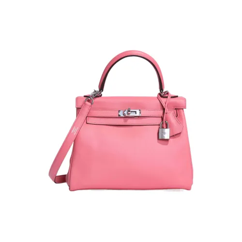 HERMES Kelly Swift Телячья кожа Сумка Kelly Сумка Обычный Женские K4 Розовый D'ETE Лето Розовый