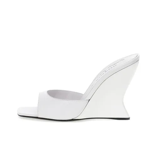 SERGIO ROSSI Слипоны 10 см Женские Белые