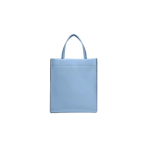 COACH Cashin Натуральная коровья кожа Тоут Сумка Сумка для покупок Сумка Сумка через плечо Сумка через плечо Мини Женская Небесно-голубая