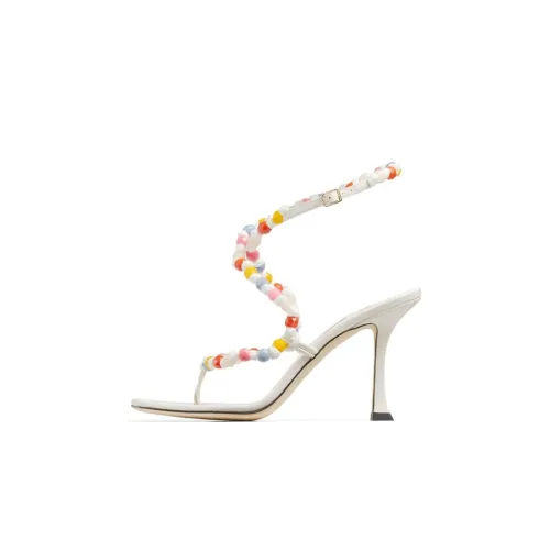 Jimmy Choo One Sandals с ремешком 9 см женские белые