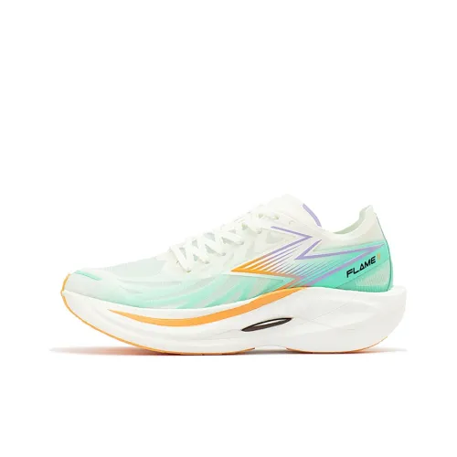 361° Feiran 2 Q Отскок Технология Низкие Беговые Кроссовки Женские Белые Зеленые