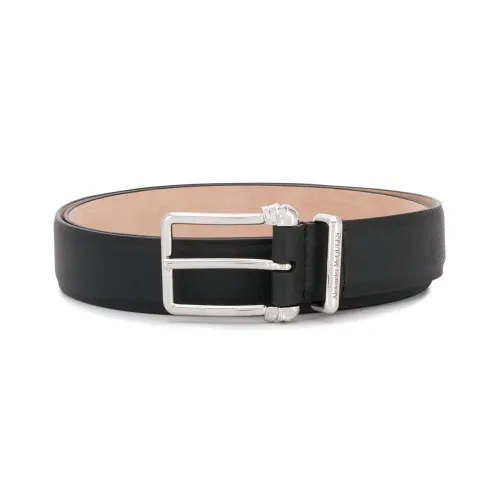 Ремни Alexander McQueen из коровьей кожи, черные, мужские