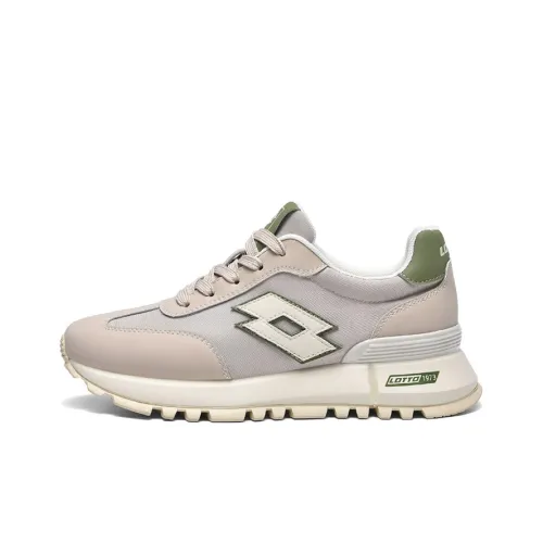 LOTTO Тигр Race Low Топ Спортивная Повседневная Обувь Женская Экрю