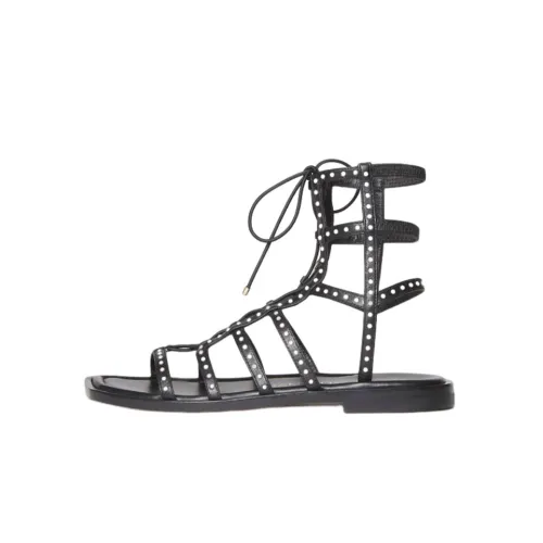 Stuart Weitzman SW One Sandals with Strap Women's Black