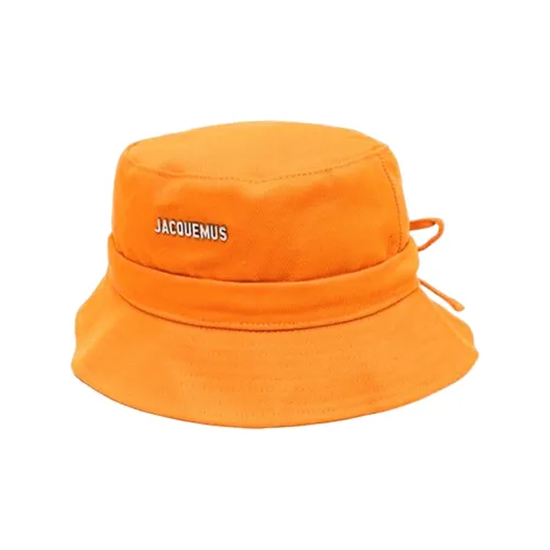Jacquemus Cotton Bucket Hats Желтый Мужской