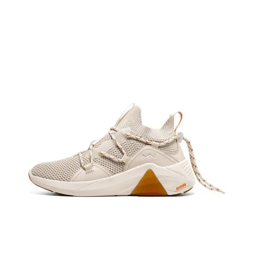 Skechers MARK NASON Устойчивый к истиранию Отскок Низкий Топ Повседневная обувь Женская Бежевая