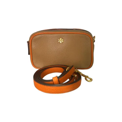 TORY BURCH Blake Ветка Зернистая кожа коровы Camera Сумка Сумка через плечо Обычный Женские Лось Коричневый