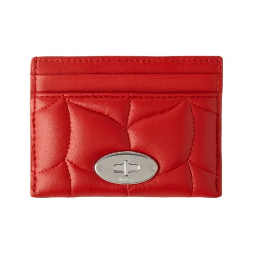 Mulberry Напп Кожа Картхолдер Картхолдер Женский Красный